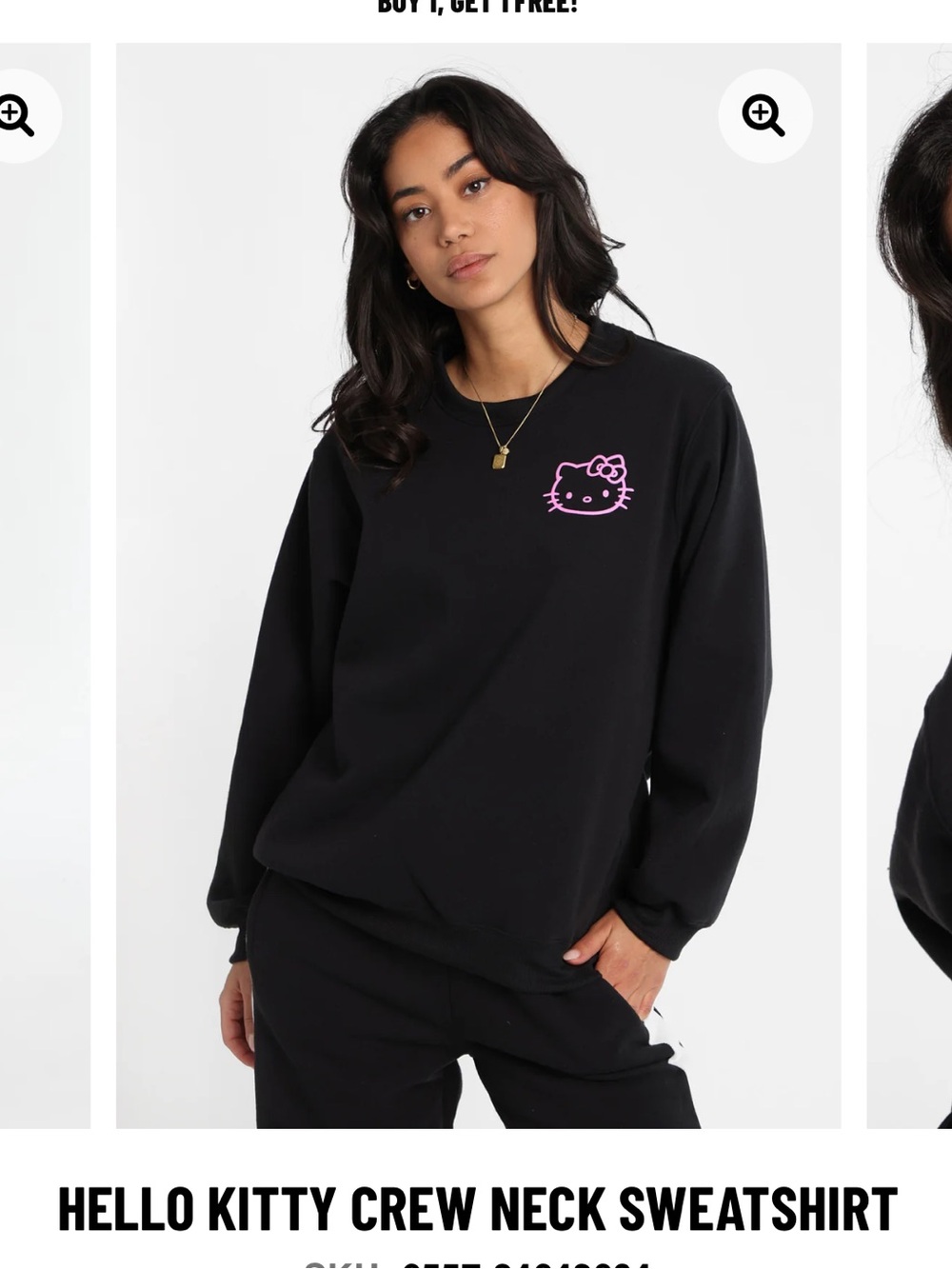 NWT-Hello Kitty Crewneck Sweatshirt